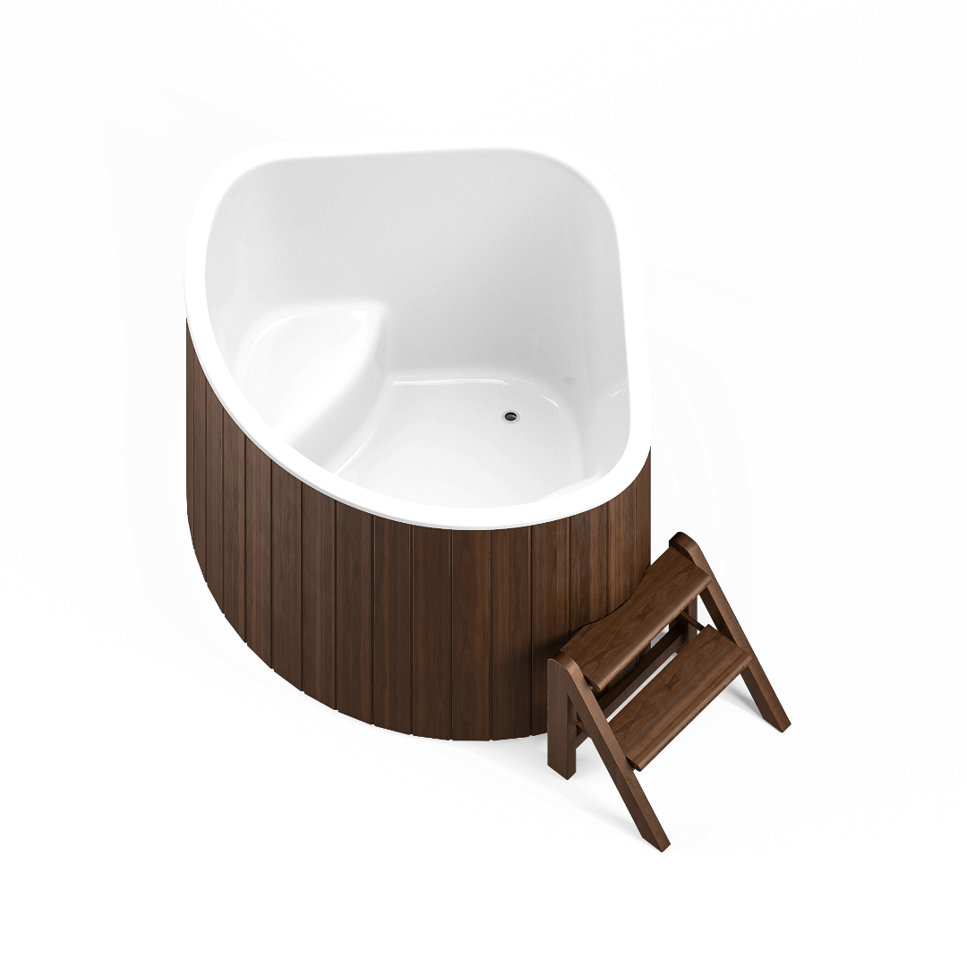 BADEFASS CORNER 160 COLD (BIG) Thermo-Esche